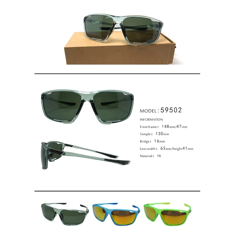 Ultimate TR90 Square Professional Sports Sunglasses 59502 1